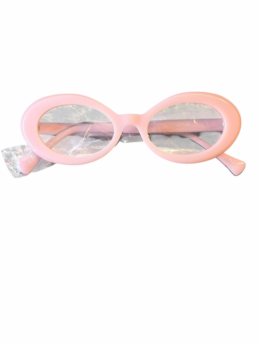 Zigi + Marais Pink Oval Sunglasses 49-19-145 w/ Case & Box